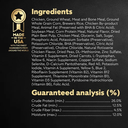 Vista 5 de Comida para perros de raza pequeña seca Cesar, Pollo Made in USA, Real chicken #1 ingredient, 26 essential nutrients, supports small breed health