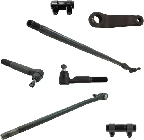 Vista 75 de TRQ Kit de dirección delantera con barra de acoplamiento de fuelle de piñón y cremallera compatible con Toyota Echo 2000-2005