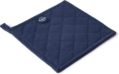 Vista 3 de Encasa XO Soportes para ollas, almohadillas acolchadas para cocina, 8 x 8 Azul escocés