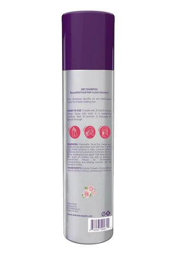 Vista 2 de NICK & VICK, Champú seco fragancia rosa, cabello fresco en minutos