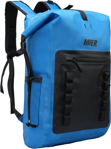 Vista 11 de MIER Mochila impermeable Saco con cierre de parte superior enrollable Bolsa seca ligera, Mochilas tipo mochila