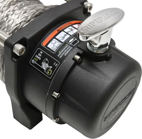Vista 8 de Superwinch 1595200, Tiger Shark de 9.5, Torno de 12 voltios, 9,500 Libras de Capacidad con Guía de Rodillo