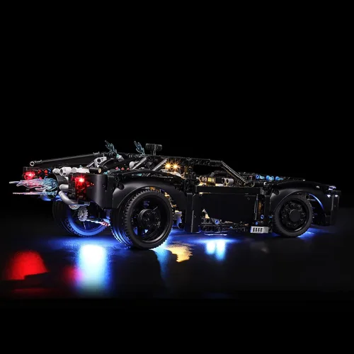 Vista 4 de YEABRICKS Luz LED para Lego-42127 Technic The Batmobile Building Blocks Model (Lego Set no incluido)