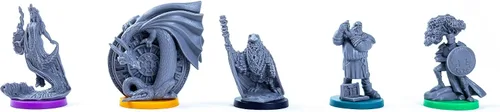 Vista 6 de an Age Contrived Juego de mesa competitivo de construcción de motores y dioses de fantasía Fabricado por Bellows Intent (Edición Core)