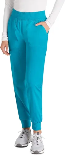 Vista 7 de Cherokee WW Revolution - Pantalones deportivos para mujer, tiro medio Negro