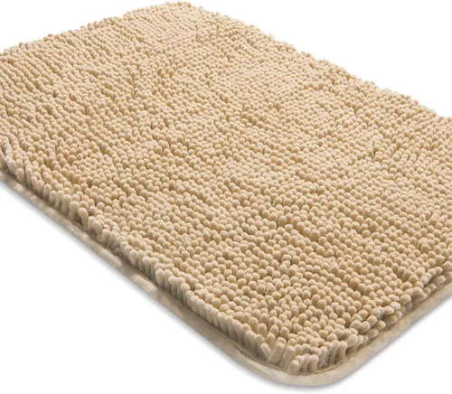 Vista 20 de Yeaban Alfombra de pasillo de baño de 24 x 72 pulgadas, antideslizante, alfombra de baño larga de felpilla gruesa, absorbente y lavable, alfombra
