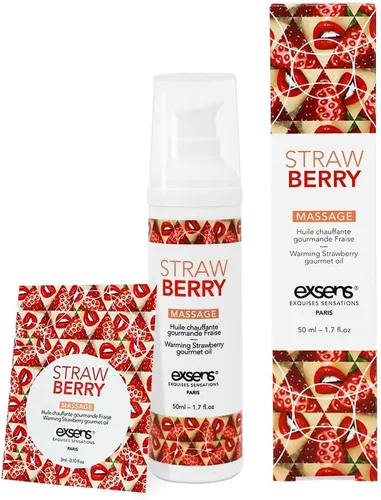 Vista 7 de Exsens Aceite de masaje de calentamiento gourmet, 6 unidades, uso único, saborizado, totalmente natural, vegano, sin manchas, 0.1 fl oz