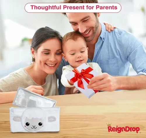Vista 7 de ReignDrop Alivio de cólicos para recién nacidos – Set de alivio de gases con banda para el vientre, paquete de gel, bolsa de almacenamiento