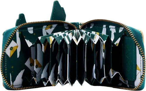 Vista 4 de Loungefly Harry Potter Golden Hogwarts - Cartera de acordeón estándar