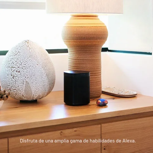 Vista 2 de Sonos One bocina inteligente con control de voz, con Alexa de Amazon Negro