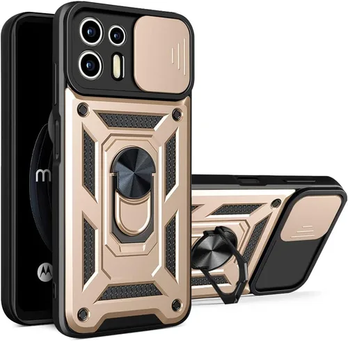 Vista 52 de Compatible con carcasa de soporte Infinix Zero Ultra 5G, con cubierta de lente de cámara deslizante compatible con funda Infinix Zero Ultra 5G Negro