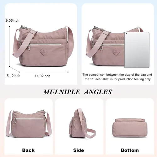 Vista 2 de ETidy Large Crossbody Bag For Women Waterproof Lightweight Casual Shoulder Handbag Purse