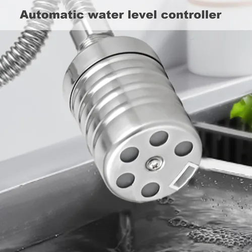 Vista 7 de Válvula automática de control de nivel de agua Válvula de flotador de control de nivel de agua de acero inoxidable de 1/4 pulgadas Válvula