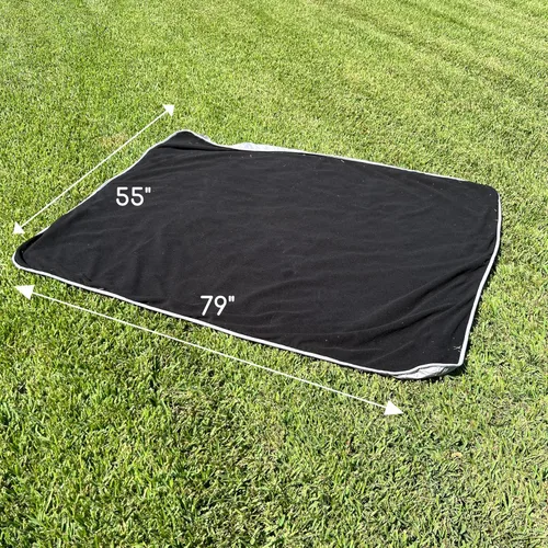 Vista 6 de Threadart Manta gruesa para estadio para exteriores, resistente a la lluvia y al viento, para campamento, picnic, deportes, festivales, fútbol