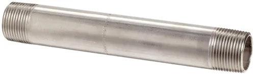 Vista 4 de Accesorio de tubería de acero inoxidable 304/304L, boquilla, Schedule 40 soldada, NPT macho