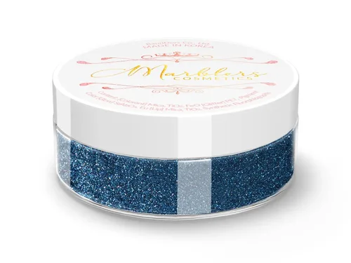 Vista 186 de MARBLERS Polvo de mica natural grueso [perla azul acero] 0.11 onzas (0.11 oz) altamente pigmentado no tóxico, vegano, libre de crueldad animal