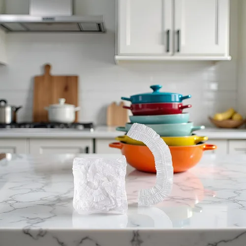 Vista 5 de 10 piezas de cubierta antipolvo desechable gruesa, fundas transparentes para electrodomésticos de cocina, funda protectora universal a prueba