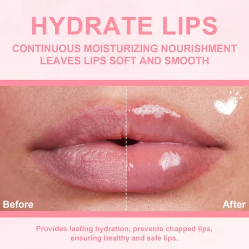 Vista 12 de 6 piezas de set de aceite de brillo de labios, aceite de brillo de labios hidratante mini, set de lipoil de brillo de labios para mujeres, niñas