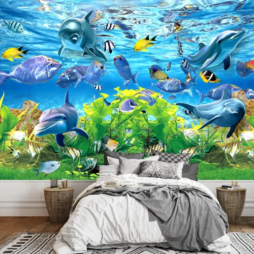 Vista 15 de Wall26 - Papel pintado autoadhesivo para pared, serie grande, WMR-WP-X-DA82-66x24x4