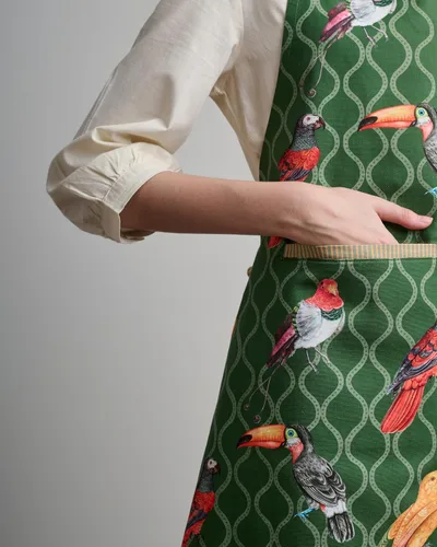 Vista 81 de Maison d' Hermine Delantales para mujer con bolsillo, 100% algodón (27.50 x 31.50 pulgadas)