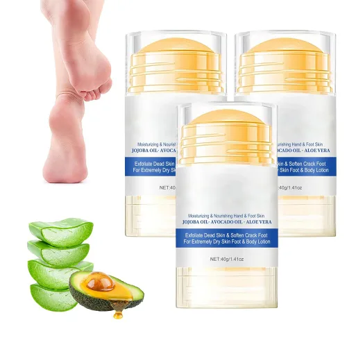 Vista 9 de Crema de urea 60% hidratante en barra para el cuidado de los pies, nueva crema hidratante y antigrietas para pies secos y agrietados, loción