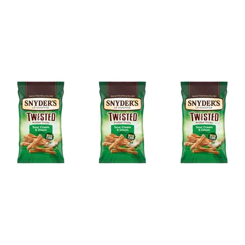 Vista 8 de Snyder's of Hanover Palitos de Pretzel Retorcidos con Sabor a Jalapeño Ranch, Bolsa de 12 Oz