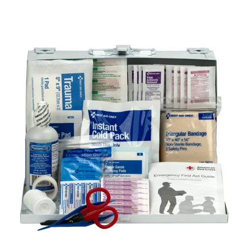 Vista 4 de First Aid Only 224-U/FAO - Kit de primeros auxilios de emergencia para 25 personas que cumple con la OSHA para oficina, renovación del hogar