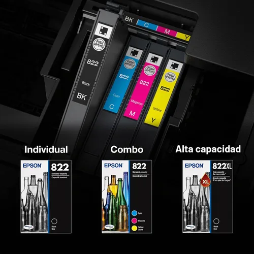 Vista 5 de Epson Cartucho de tinta amarillo de alta capacidad 822XL T822XL420