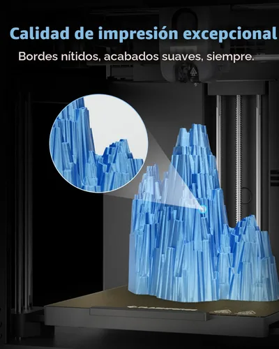 Vista 6 de Impresora 3D FLASHFORGE AD5M, Impresora de Alta Velocidad CoreXY 600mm/s con Nivelación Automática con un Clic, Extrusora de Alta Temperatura