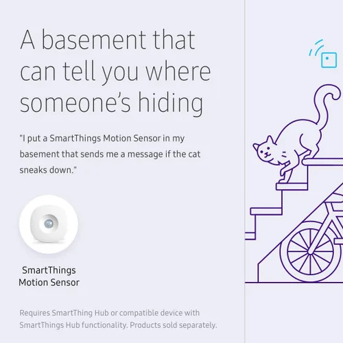 Vista 7 de Samsung SmartThings GP-U999SJVLAAA - Sensor multiusos para puerta y ventana, GP-U999SJVLBAA