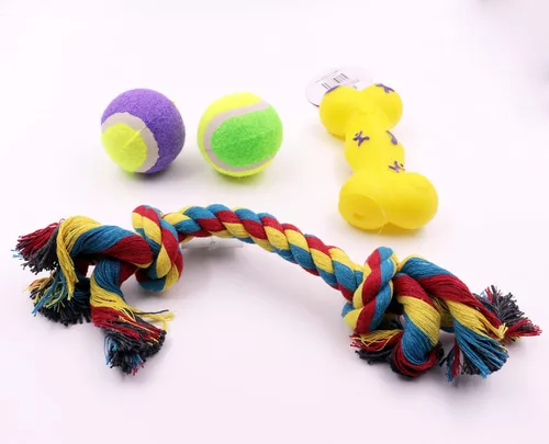 Vista 2 de La mejor cesta de caja de regalo para perros con juguetes de tripulación, juguetes y más, el mejor paquete de cuidado canino para tu bebé peludo