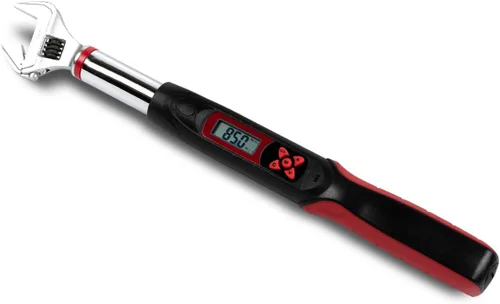 Vista 11 de Llave dinamométrica digital de 1/2 pulgada Tapha Tools, rango de torque 7.4-147.5 ft-lb (10-200 N-m), precisión ±2%, notificación LED y timbre