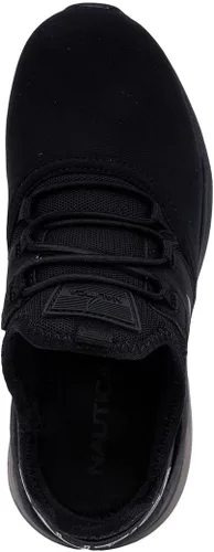 Vista 4 de Nautica Zapatos deportivos casuales de moda con burbujas de aire para niños, zapatos para caminar, ligeros, para niños y niñas, con cordones