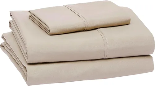 Vista 59 de Amazon Basics - Juego de sábanas de microfibra livianas, súper suaves, de fácil cuidado y sin arrugas, de 3 piezas, con bolsillos de 14 pulgadas