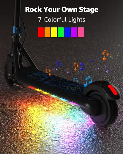 Vista 4 de Gyroor Kids Electric Scooter 150W Motor LED Display H30Max