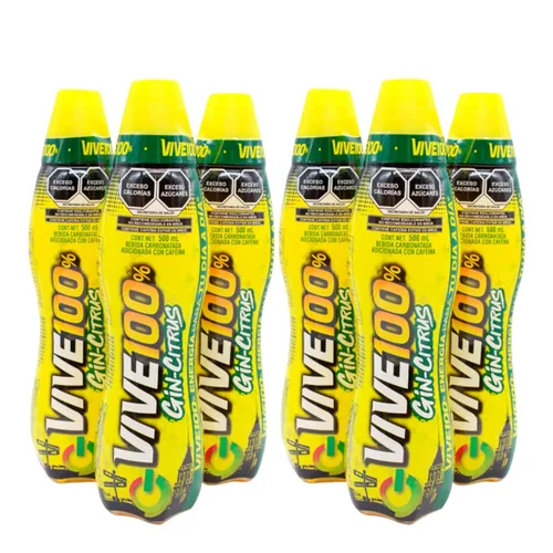 Vista 10 de Vive 100% - (6 unidades) 16.9 fl oz - Hecho en México (Original)