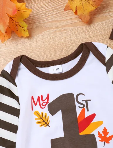 Vista 2 de Mameluco para bebé recién nacido, traje de Halloween, conjunto de regalo