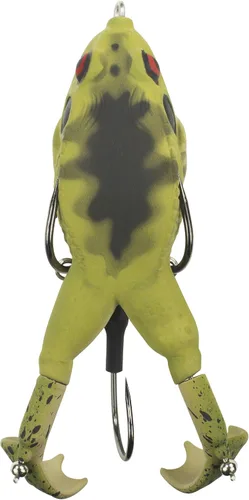 Vista 17 de LUNKERHUNT - Cebo de rana para pesca de lubina Rana de cuerpo suave y hueco sin enganches para pesca de lubina y trucha Señuelo de rana realista