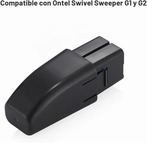 Vista 3 de Batería de repuesto Powerextra 7.2V 2000 mAh Ni-MH para Ontel Swivel Sweeper G1 y G2 Negro
