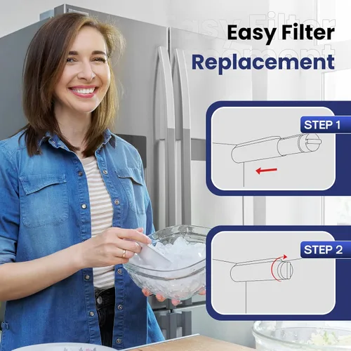Vista 6 de Filtro de agua para refrigerador RWF5800A de repuesto para Frigidaire EPTWFU01 EWF02 Pure Source Ultra II, PureSource Ultra 2, SCWFTCTO, GP006