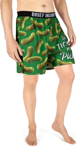 Vista 23 de BRIEF INSANITY Funny & Comfy Boxer Shorts and Pajama Pants for Men & Women Novelty Graphic Underwear & Loungewear