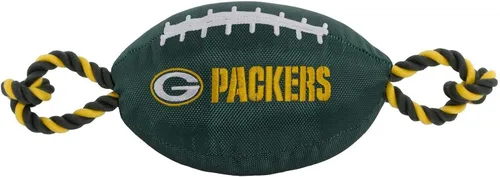 Vista 31 de Juguetes de fútbol NFL Arizona Cardinals para perros de Pets First, materiales de nylon de alta calidad, fuertes cuerdas de tracción, silbato
