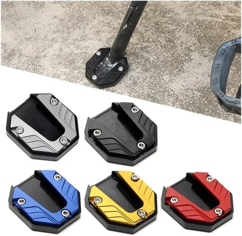 Vista 2 de Motorcycle Kickstand Pad Scooter Motorcycle Kickstand Extender Foot Side Stand Extension for Support for TRK 502x Accessories