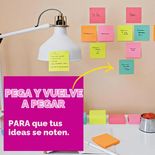 Vista 4 de Post-it Notas súper adhesivas, 4 x 6 pulgadas, 5 blocs, 2 veces el poder de adherencia, amarillo canario, reciclables
