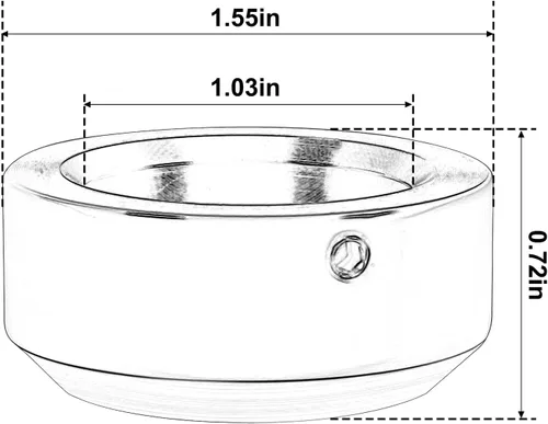 Vista 2 de TCMT Tapa de tuerca superior de triple árbol, para Harley Sportster, XL 09-13