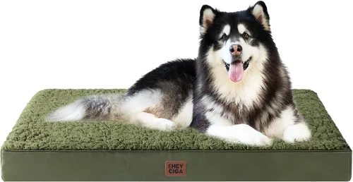 Vista 11 de EHEYCIGA Camas ortopédicas para perros, cama para perros con funda extraíble lavable, todos los tamaños de perros