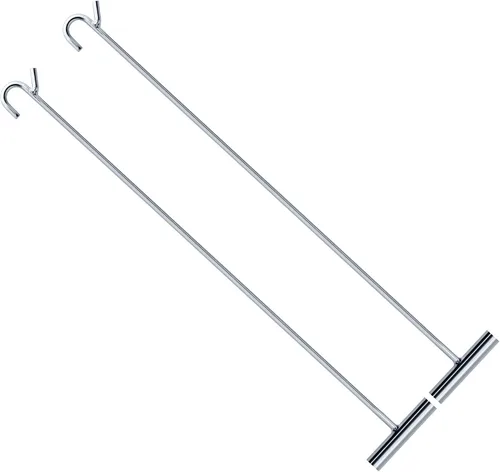 Vista 8 de Extractor de pasador de quinta rueda resistente, gancho de extractor de quinta rueda chapado en cromo de acero macizo de 32 pulgadas, 1 paquete