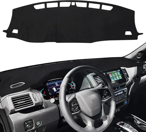 Vista 12 de CARTIST Cubierta de Tablero de Ajuste Personalizado para Chevy Chevrolet Silverado/GMC Sierra 1500 2014-2018, Silverado/GMC Sierra 2500HD 3500HD