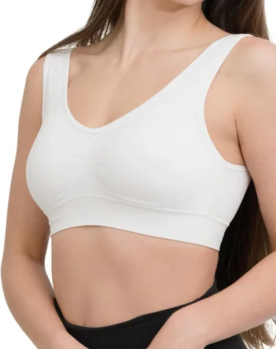 Vista 77 de Coobie Brasier sin costuras de cobertura completa para mujer con acolchado extraíble para mayor comodidad