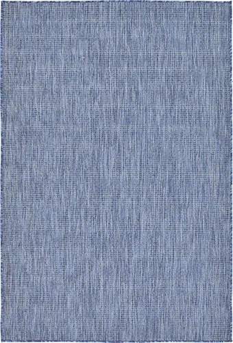 Vista 31 de Unique Loom Collection - Alfombra casual de transición sólida jaspeada para interiores y exteriores
